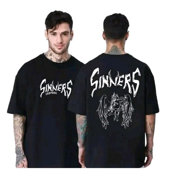 Trendy Men's Oversized Half Sleeve Batman Printed T-Shirt for Men | Plus Size Also Available - Black, XL