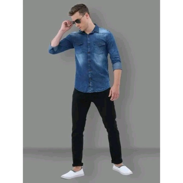 CAZZBA Men's Shirts - Aqua Blue, M