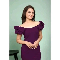 Fancy Designer Western Dresses for women - Purple, XL