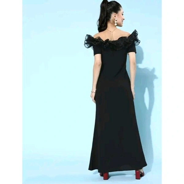 Western Dress For Women - S, Black