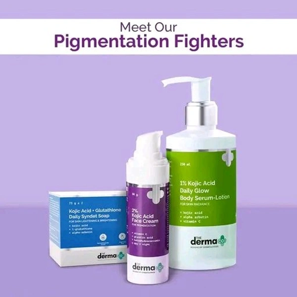 Mamaearth The Derma Co. 2% Kojic Acid Face Serum with 1% Alpha Arbutin & Niacinamide for Dark Spots And Pigmentation - 10 ml