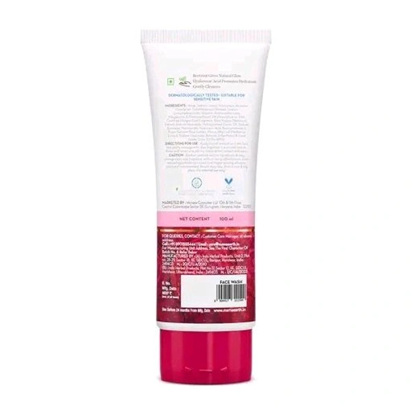 Mamaearth Beetroot Gentle Face Wash With Beetroot & Hyaluronic Acid For Hydrated Pink Glow - 100 ml