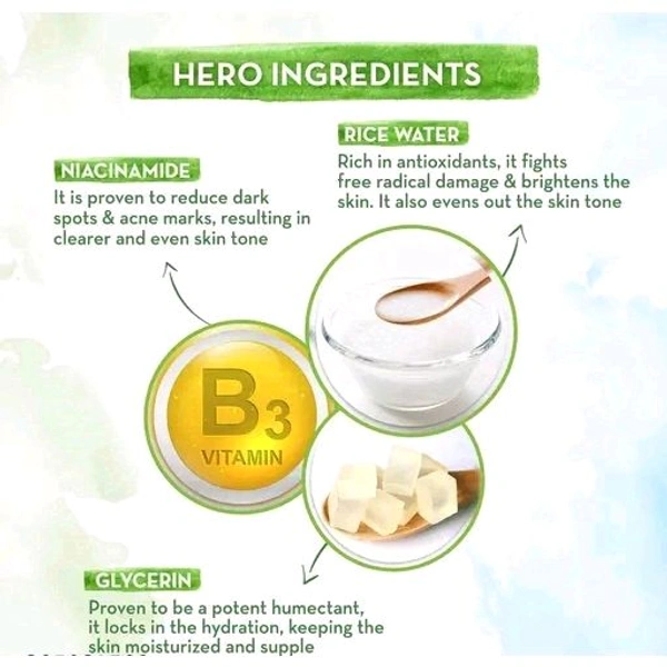 Mamaearth Rice Face Wash With Rice Water & Niacinamide for Glass Skin - 100 ml