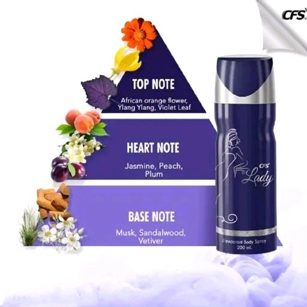 CFS Lady Deo 200ml Long Lasting Best Deodorant