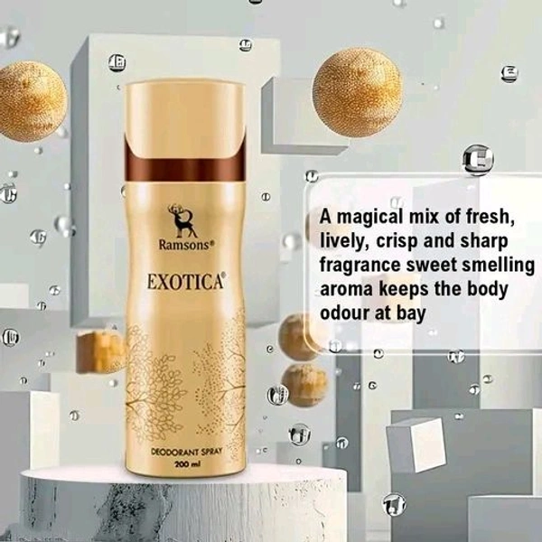 Ramsons EXOTICA Deodorant Spray | 200 ML | Body Perfume For Women |