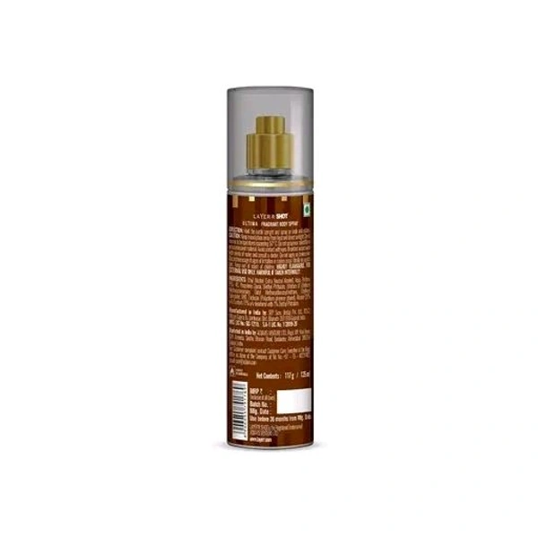 LAYER'R Wottagirl SHOT GOLD ULTIMA 135ml Body Spray  -  For Men (135 ml)