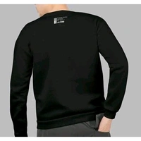 Men's Graphic Pullovers Black Sweatshirts - Black, XXL