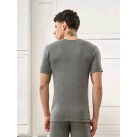 Men's Solid Grey Thermals - Gray, 2XL
