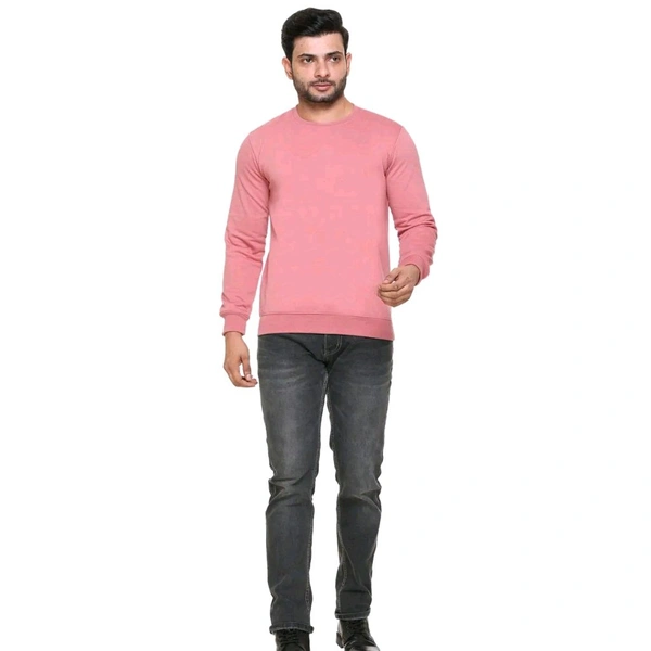SHAUN Men Stylish Sweatshirt - Pink, 3XL