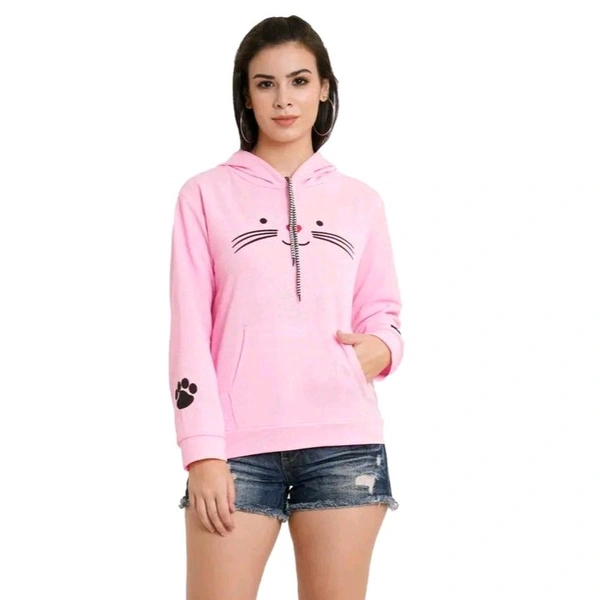 FABRIPPLE Women's Sweatshirts - S, Pink