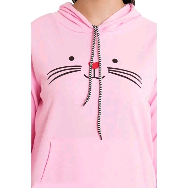 FABRIPPLE Women's Sweatshirts - Pink, XL