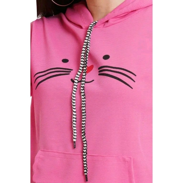 FABRIPPLE Women's Sweatshirts - Pink, M