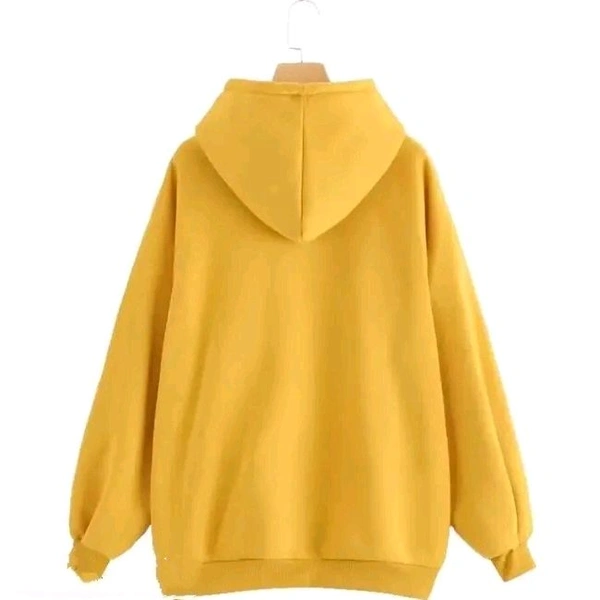 STI Women's Solid Yellow Sweatshirts - Yellow, XL