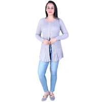 Ogarti Designer woollen Women's  Shrug - M, Gray