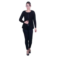 Ogarti Designer woollen Women's  Shrug - M, Black