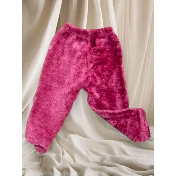 LITTLE MUFFS Baby Girl Stylish Winter Suit with Fur Cap – Cozy & Adorable Outfit - Purple, 1-2 Year