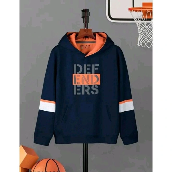 Kid's Printed Hood Multicolor Sweatshirts & Hoodies - Multicolor, 11-12 Year