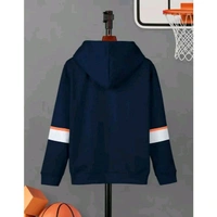 Kid's Printed Hood Multicolor Sweatshirts & Hoodies - Multicolor, 13-14 Year