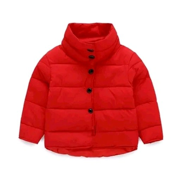 Boys Red Polyester Jackets & Coats Pack Of 1 - Red, 7-8 Year