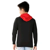 Mist n Fogg Kid's Printed Hood Black Sweatshirts & Hoodies - 2-3 Year, Black