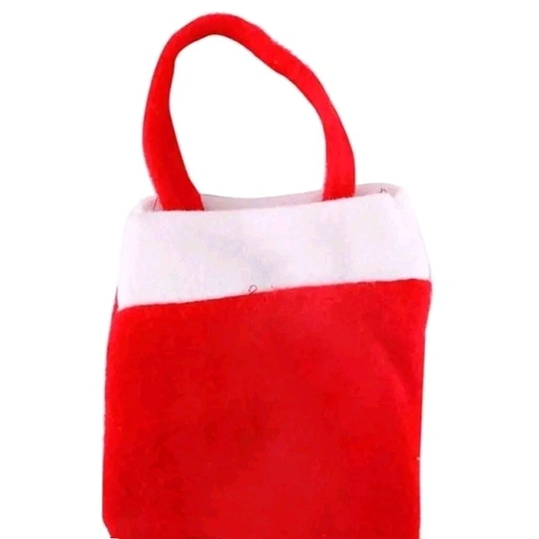 Santa Claus Costume Dress Kids Christmas Costume Complete Set of 4- Shirt,Pant, Hat and Pouch Red & White Fancy dress Costume Kids Costume Wear - Red, 12-18 Month