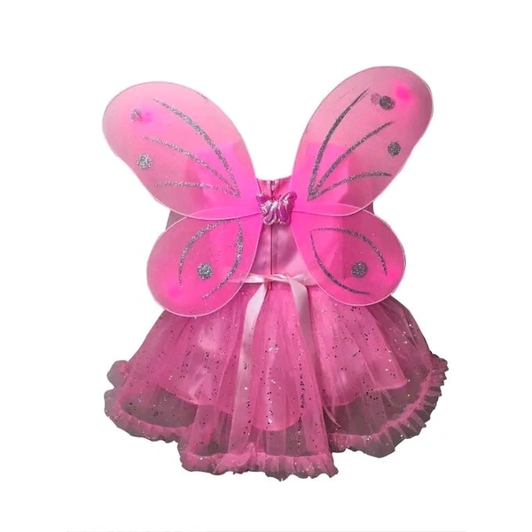 Kids Butterfly Costume Toddler Girl Dress, Pink - Pink, 9-12 Month