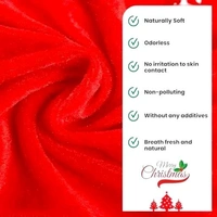Christmas Special Santa Dress, Included, (Santa Mask),  (Teddy), etc. - Red, 0-3 Month