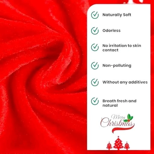 Christmas Special Santa Dress, Included, (Santa Mask),  (Teddy), etc. - Red, 12-18 Month
