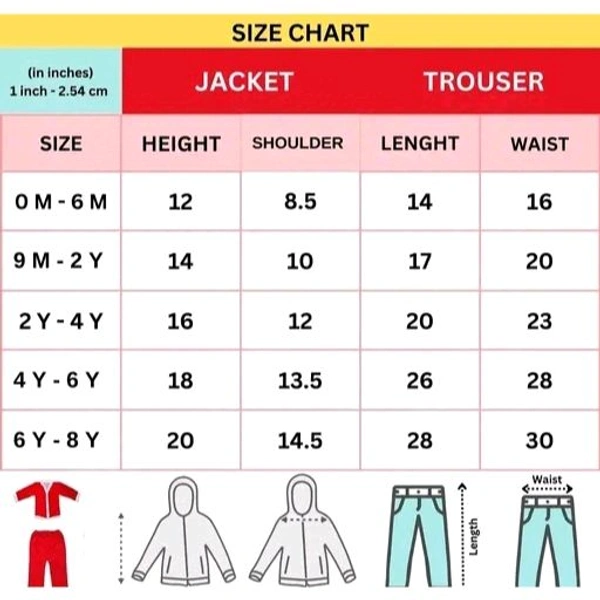 Santa Claus Costume Dress Kids Christmas Costume - Complete Set of Jacket,Pant,Hat,Pouch & Beard | Red & White Fancy dress Costume Wear - Red, 9-12 Month