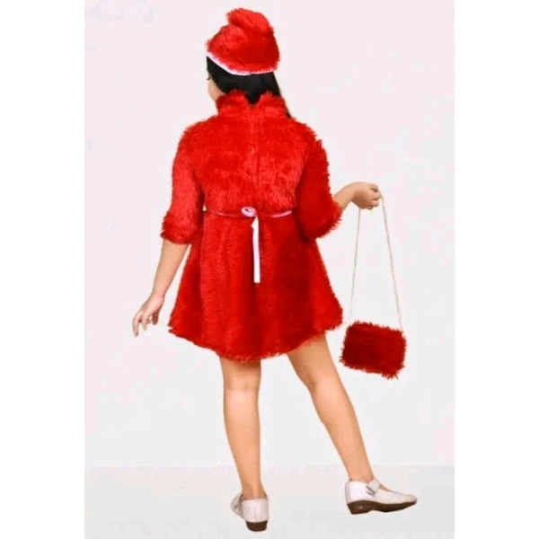Kid Girls Christmas Collection Dresses - Red, 8-9 Year