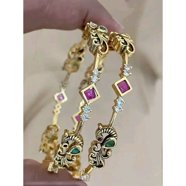 PREMIUM QUALITY MICROPLATED BANGLE - 2.10