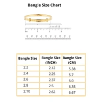 PREMIUM QUALITY MICROPLATED BANGLE - 2.10
