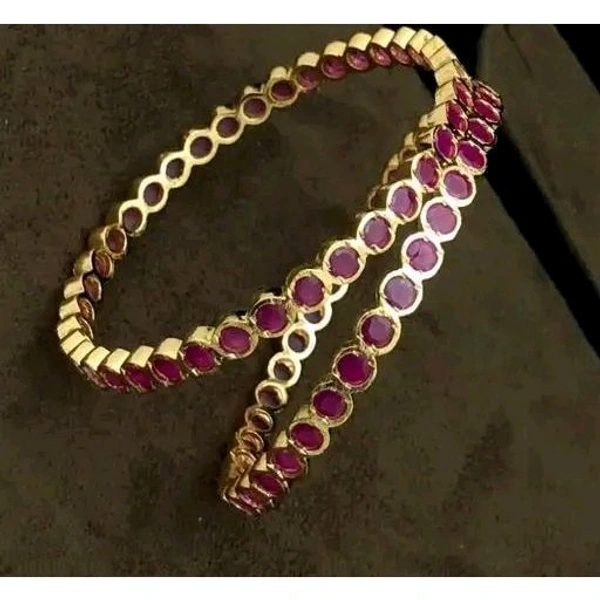 PREMIUM QUALITY MICROPLATED IMPON PANCHALOHA STONE BANGLE