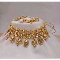 Multi-layered Pearl chokar Necklace