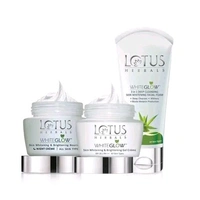 Lotus Herbals Whiteglow Day And Night Pack with Face Wash | For Skin Brightening | Day Cream | Night Cream | Facewash | 220g