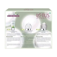 Lotus Herbals Whiteglow Day And Night Pack with Face Wash | For Skin Brightening | Day Cream | Night Cream | Facewash | 220g
