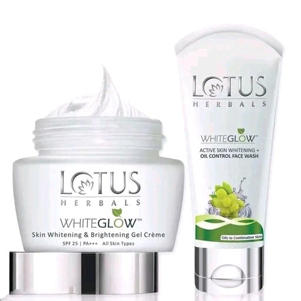 Lotus Herbals Whiteglow Skin Whitening & Brightening Gel Cream 60G With Whiteglow Oil