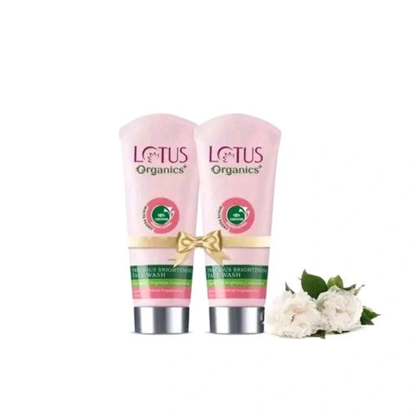 Lotus Organics Lotus Herbals Whiteglow Skin Whitening & Brightening Gel Cream 60G With Whiteglow Oil Control Face Wash 50G