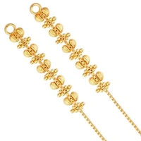 Traditional wear 1 One Gram Gold Plated alloy Fancy Kanchain, Ear chain, kanoti, ear Cuff, Ear to Ear Chain, kanchain Combo set for Women and Girls- (Pack of - 2 Pair kanchain)