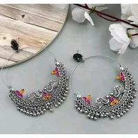 german silver orange pink jewelry set for women girl