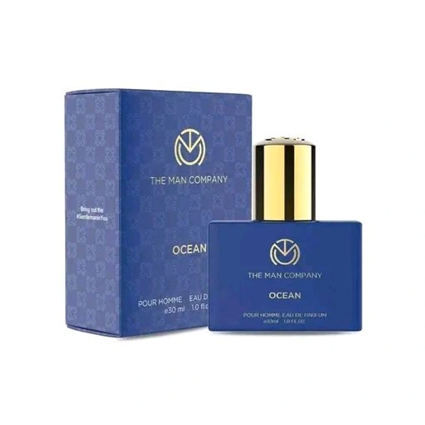 The Man Company Ocean EDP for Men – 30 ml | No Gas Perfume | Long Lasting Fragrance | Perfume for Men