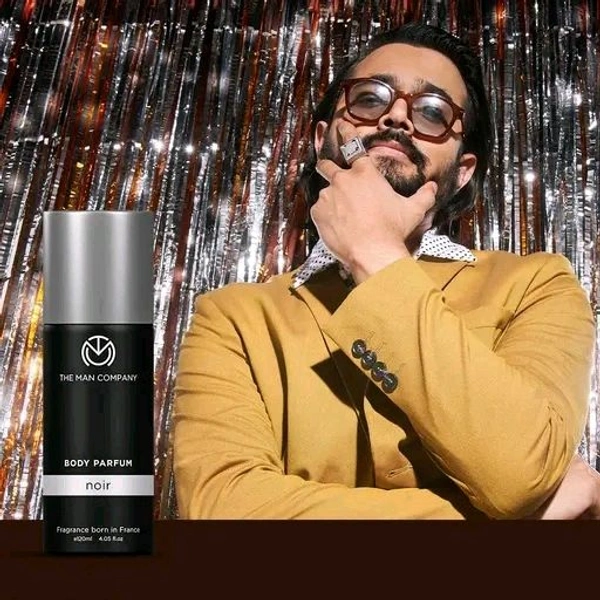The Man Company Non-Gas Body Perfume For Men - Noir (120 Ml) | No Gas Deodorant | Long Lasting Fragrance | Body Spray For Men