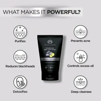 The Man Company Activated Charcoal Peel Off Mask | Remove Blackheads, Dead Skin | Face Pack For Men | Paraben & Sulphate Free | 100gm