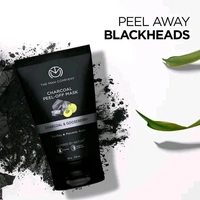 The Man Company Face Cleanser Kit (Charcoal Peel Off+ Charcoal face wash + Charcoal Scrub) Pack of 3 | Made in India