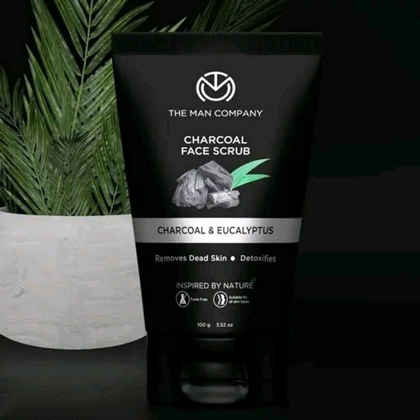 The Man Company Face Cleanser Kit (Charcoal Peel Off+ Charcoal face wash + Charcoal Scrub) Pack of 3 | Made in India