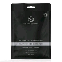 The Man Company Bright and Fresh (Charcoal Sheet Mask (25 ml), Skin Brightening Cream (50 gm) and Charcoal Face wash (100 ml) Made in India