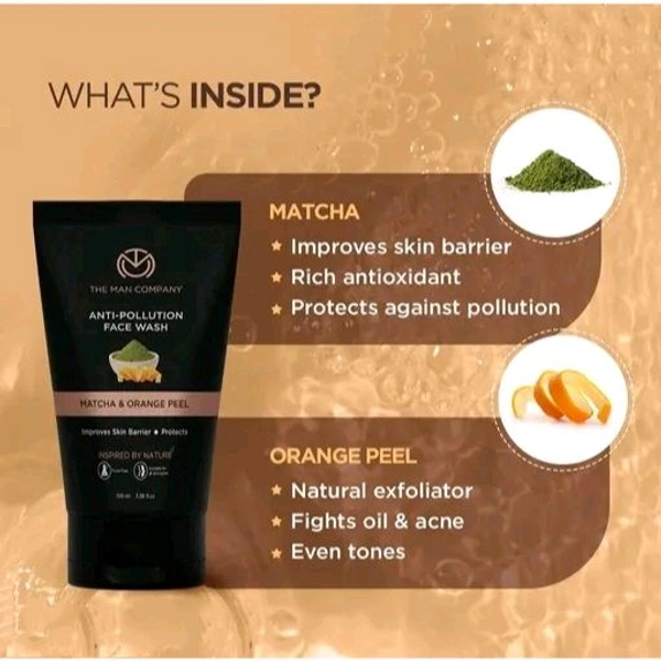 The Man Company Anti-Pollution Face Wash - 100ml | Removes Dirt & Impurities |