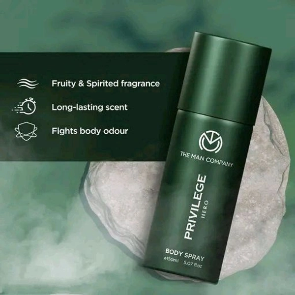 The Man Company Privilege Hero Deodorant Combo for Men, Pack of 3 X 150ml