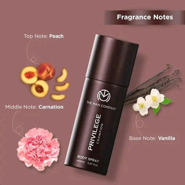 The Man Company Privilege Hero, Titanium & Champion Deodorant Spray, Pack of 3