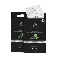 The Man Company Charcoal Nose Strips for Whitehead & Blackhead Removal - 4 Strips (Pack of 4) |
